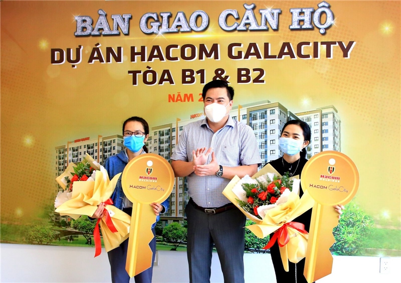 Chính thước bàn giao căn hộ Toà B1, B2 Dự án khu nhà ở xã hội hacom Galacity Ninh Thuận