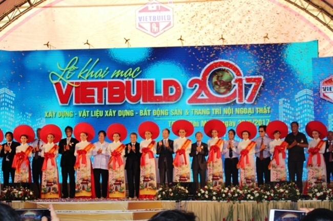 Khai mạc triển lãm quốc tế VIETBUILD 2017 tại TP.HCM