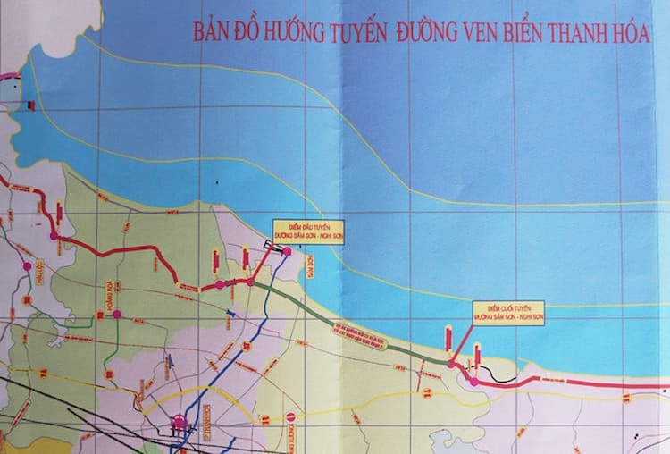 Thủ tướng đồng ý đầu tư 29,5 km đường bộ ven biển Thanh Hóa trị giá 3.400 tỷ đồng